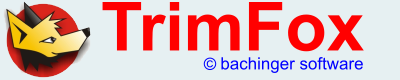 TrimFox Abbundprogramm, bachinger software